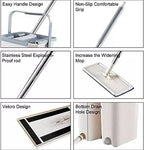 360° Flat Squeeze Mop & Bucket Set | Multi-Functional with 10 Pads