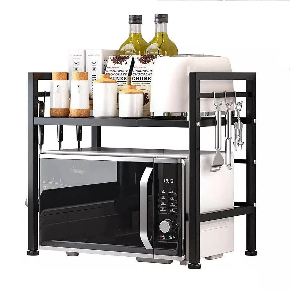 2 Tier Expandable Microwave oven Rack
