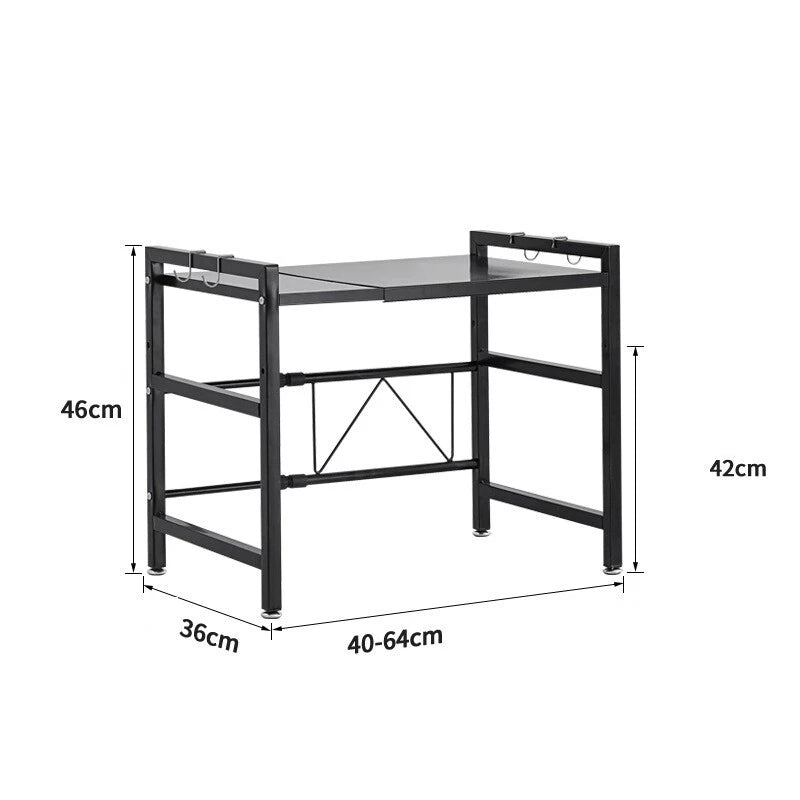 2 Tier Expandable Microwave oven Rack