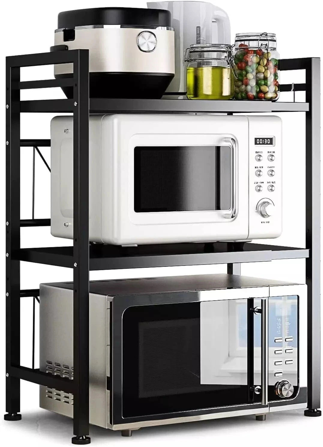 3 Tier Expandable Microwave oven Rack