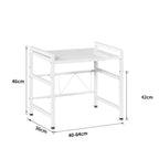 2 Tier Expandable Microwave oven Rack