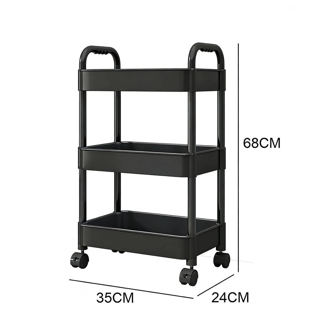 3 Tier Storage Trolley Cart