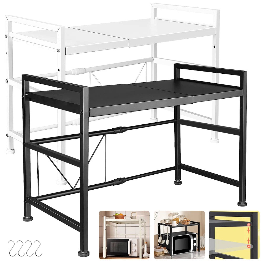 2 Tier Expandable Microwave oven Rack