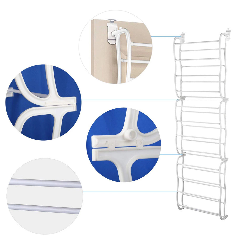 36 PAIR SHOE RACK OVER DOOR HANGING