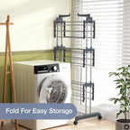 4 Tier Foldable Clothes Airer Rack Indoor
