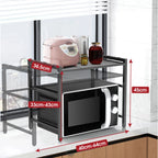2 Tier Expandable Microwave oven Rack