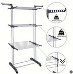 4 Tier Foldable Clothes Airer Rack Indoor