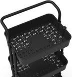 3 Tier Storage Trolley on Wheels Cart Kitchen
