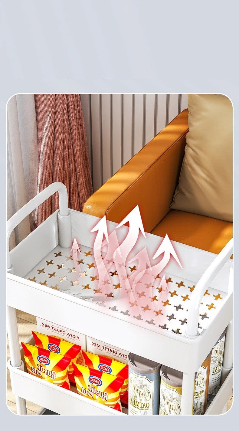 3 Tier Storage Trolley Cart