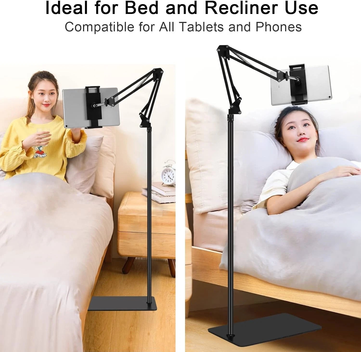 Universal 360° Adjustable Floor Stand Holder