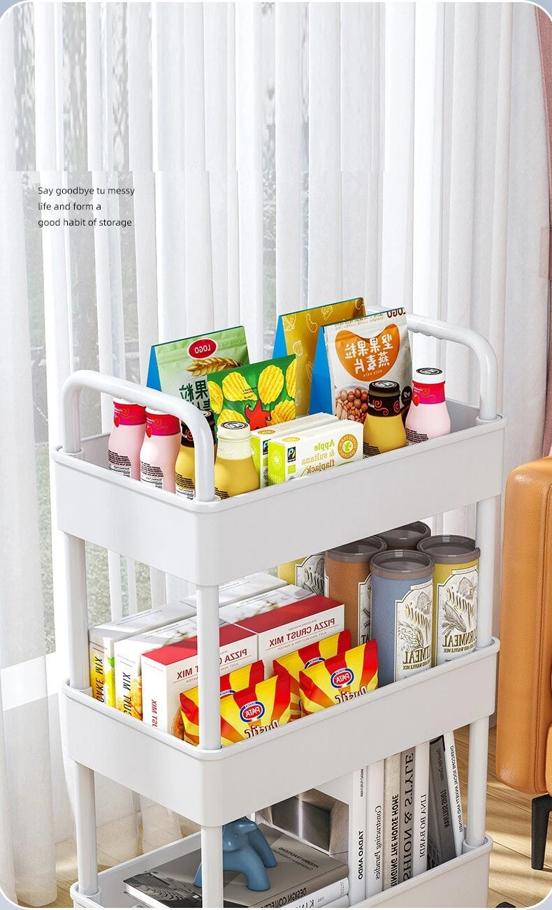 3 Tier Storage Trolley Cart