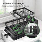 2 Tiers Dish Drainer Rack