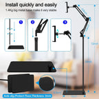 Universal 360° Adjustable Floor Stand Holder