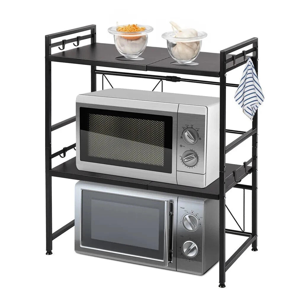3 Tier Expandable Microwave oven Rack