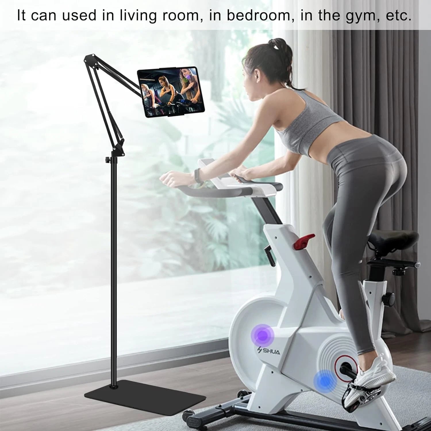 Universal 360° Adjustable Floor Stand Holder