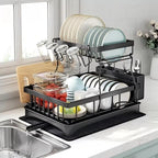 2 Tiers Dish Drainer Rack