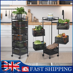 Vegetable Shelf Rack Tier Mobile Kitchen