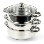 28cm Stainless Steel 3/5-Tier Steamer Pot
