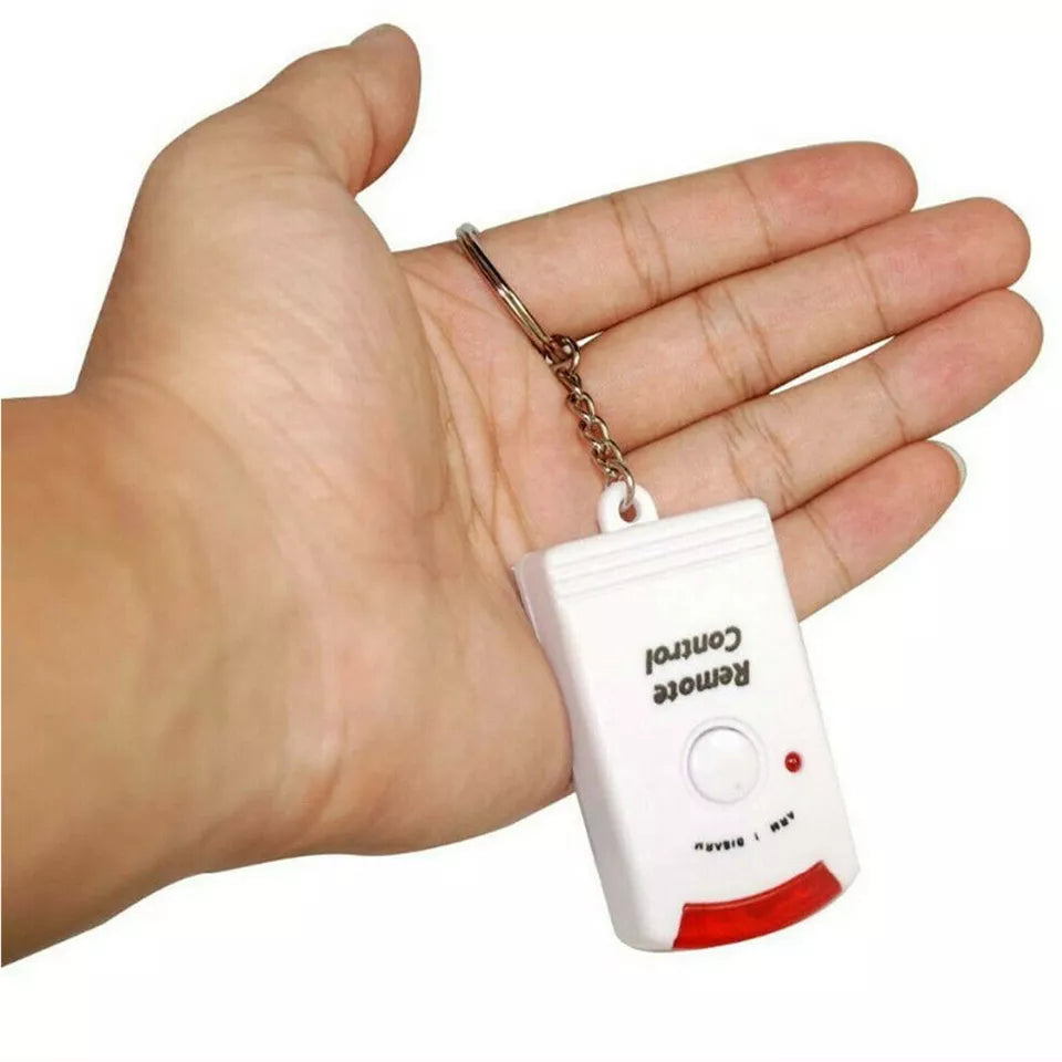 Wireless PIR Motion Sensor Alarm | Includes 2 Remote Controls