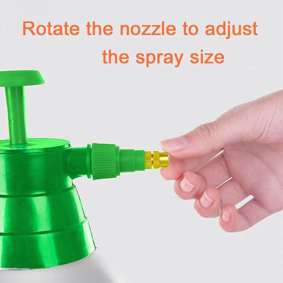 2L Garden Hand Pump Sprayer | Portable Pressure Spray Bottle
